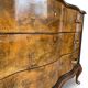 Commode italienne Art déco en loupe de noyer, années 1940-50