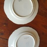 2 Breton Henriot plates from the Quimper earthenware factory