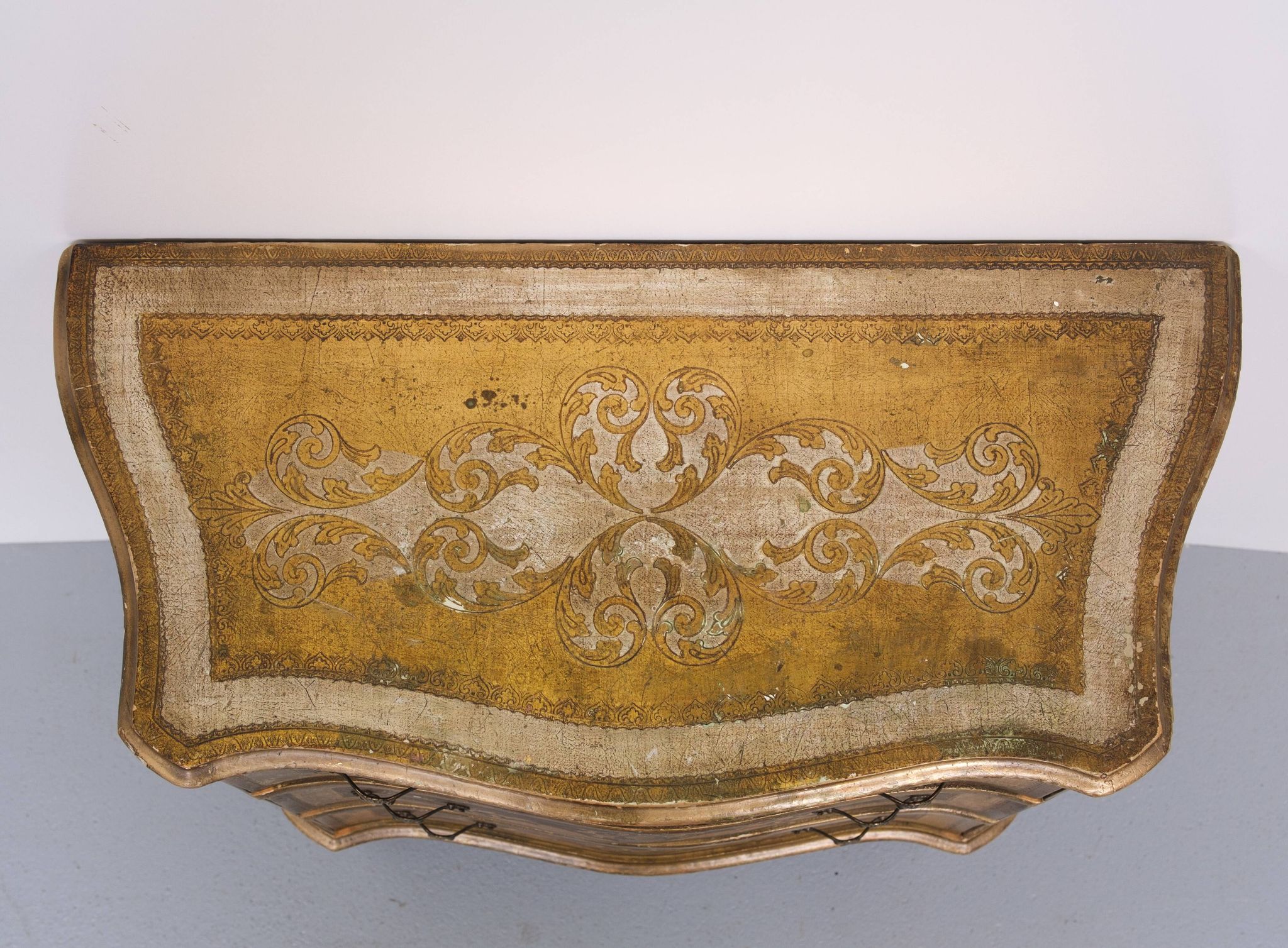 Commode florentine vintage en bois italienne des années 1970