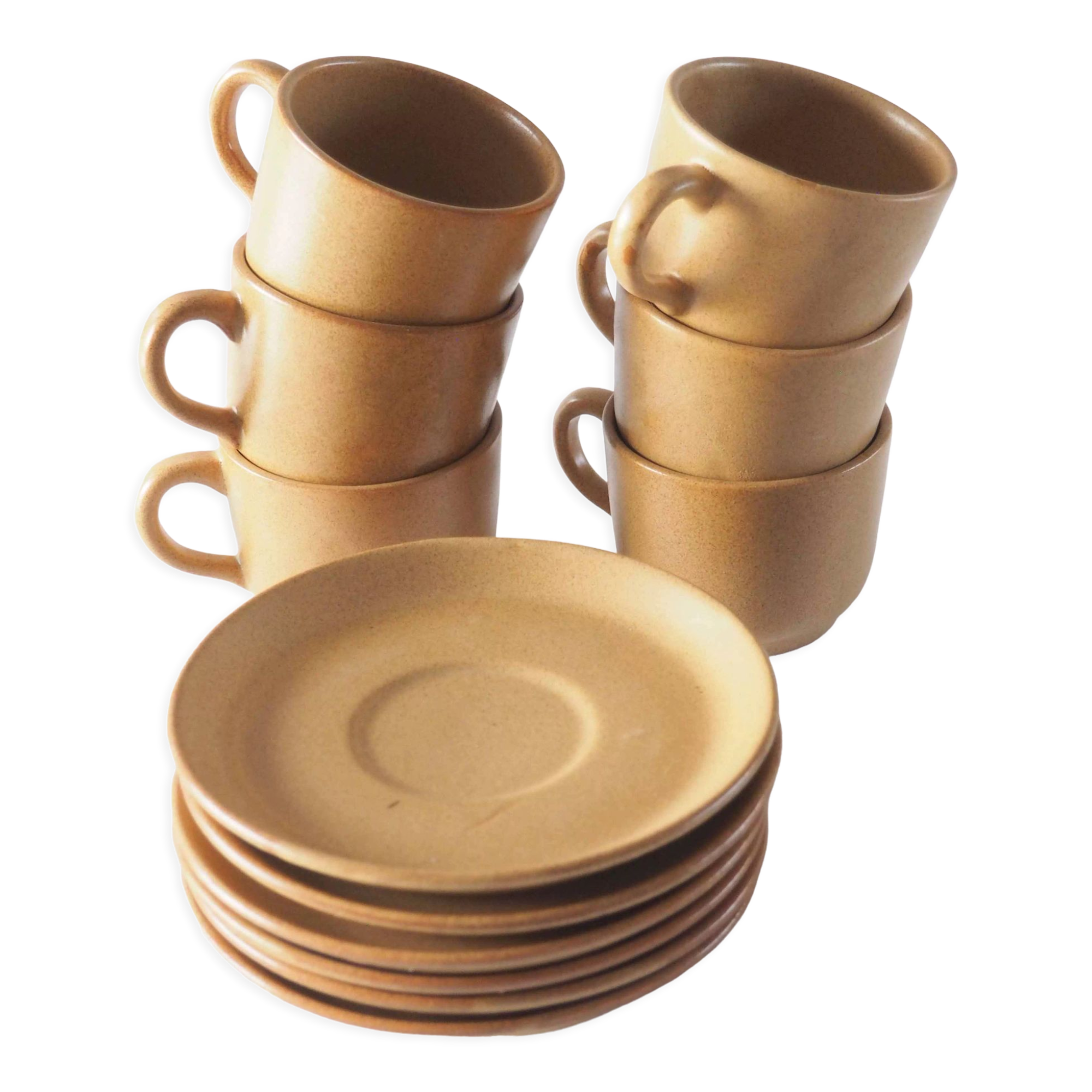 Service de 6 tasses en grès