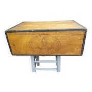 Old wooden advertising trunk Royal rice starch E.Remy & Cie