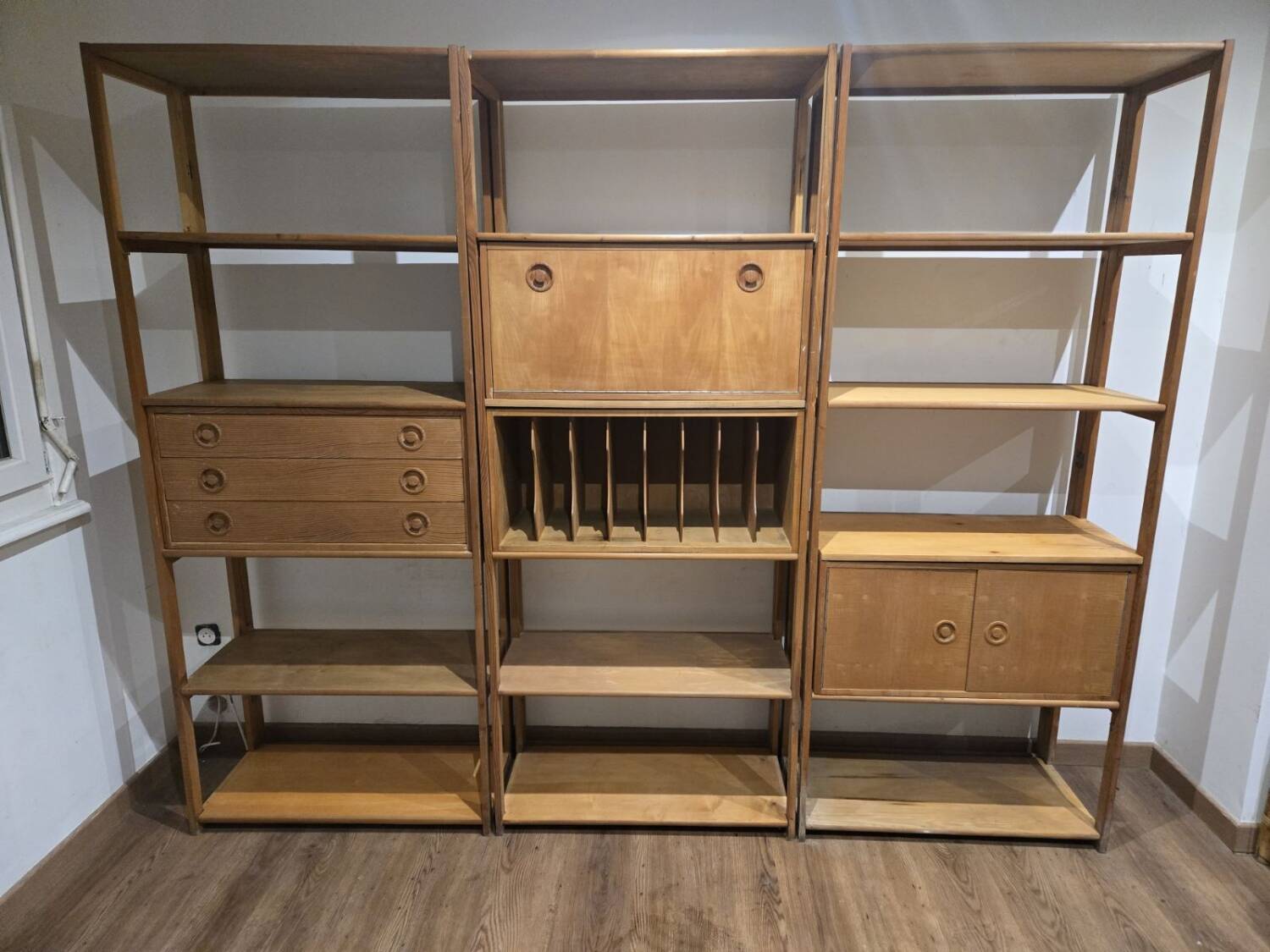 Vintage modular shelf, 1970s