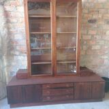 Scandinavian sideboard with display cabinet
