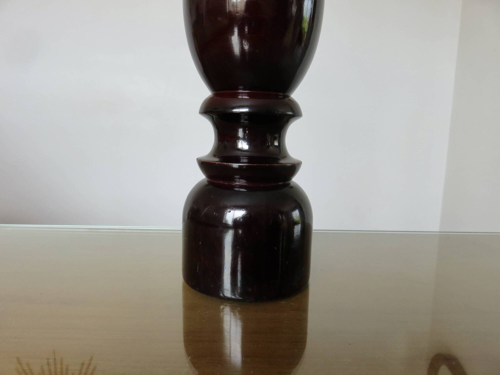 Xxl pepper mill by "chiaruzi" "cc" florence, italy, lacquered wood, 1970