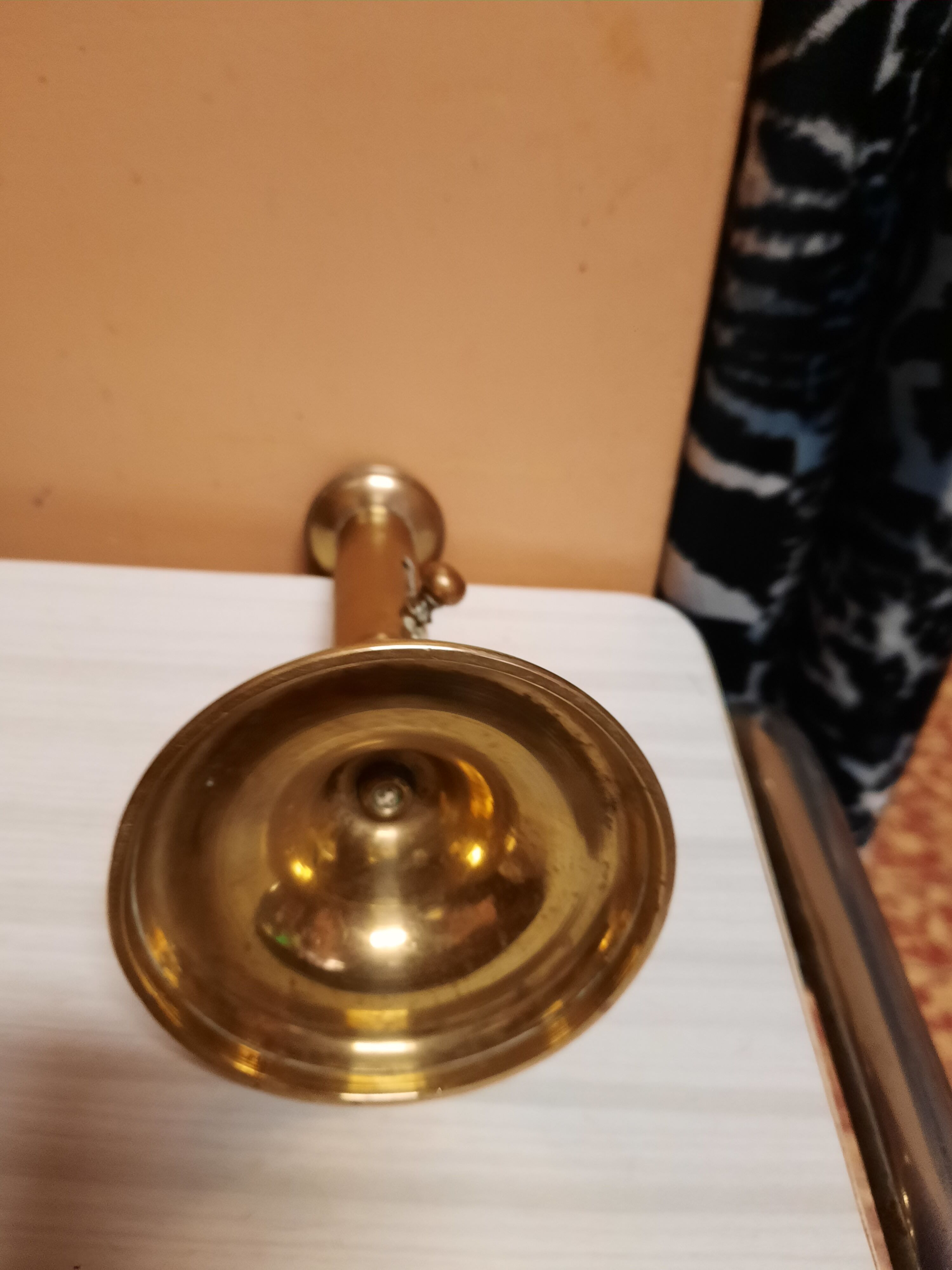 Brass candle holder