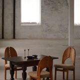 19th-century Baroque side table in oak, Danish cabinetmaker, 1800s