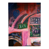 Contemporary painting signed