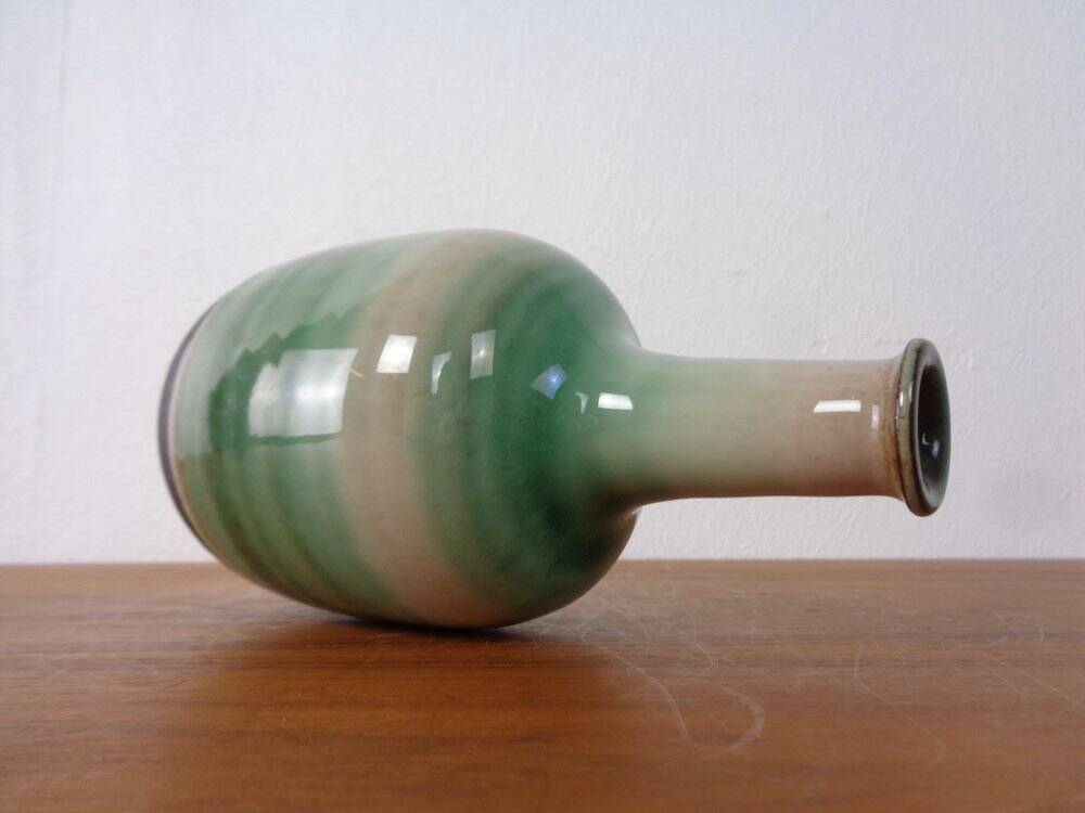 Small Danish ceramic vase from Hyllested, 1960s