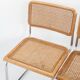 Set of 6 Cesca chairs. Made according to the design by Marcel Breuer. 80s.