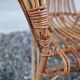 Emmanuelle style rattan wicker armchair