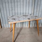 Vintage compass leg table