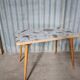 Vintage compass leg table