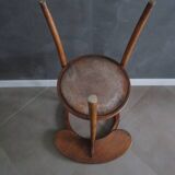 Small old Thonet style dressing table with earthenware basin