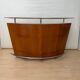 Mid-century bar in teak wood, metal and travertine, Italy, 1970