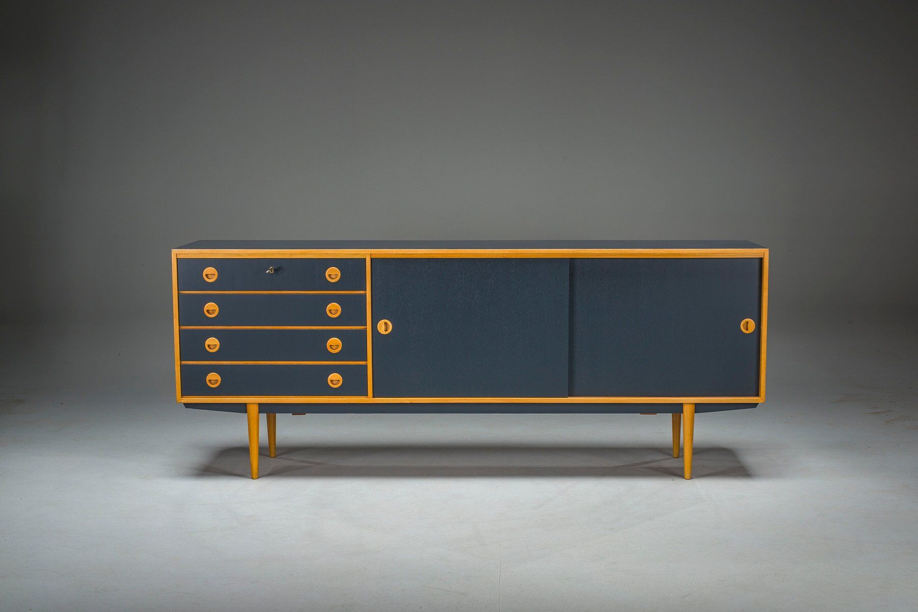 Mid-century modern pine sideboard from Musterring International, 1960s