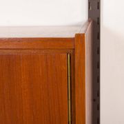 Mid century teak wall unit by Dieter Reinhold for WK Möbel, Germany, 1960s