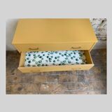 Vintage ochre chest of drawers