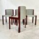 4 Chaises de Joe Colombo x Pozzi Mod.300 1970