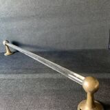 Art Deco napkin holder in bronze and glass, 1930