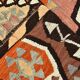 6x10 Kilim Grey & Brown Bohemian Area Kilim Rug, 171x306 Cm