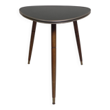 Table d'appoint triangulaire vintage, table basse, trépied