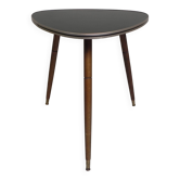 Table d'appoint triangulaire vintage, table basse, trépied