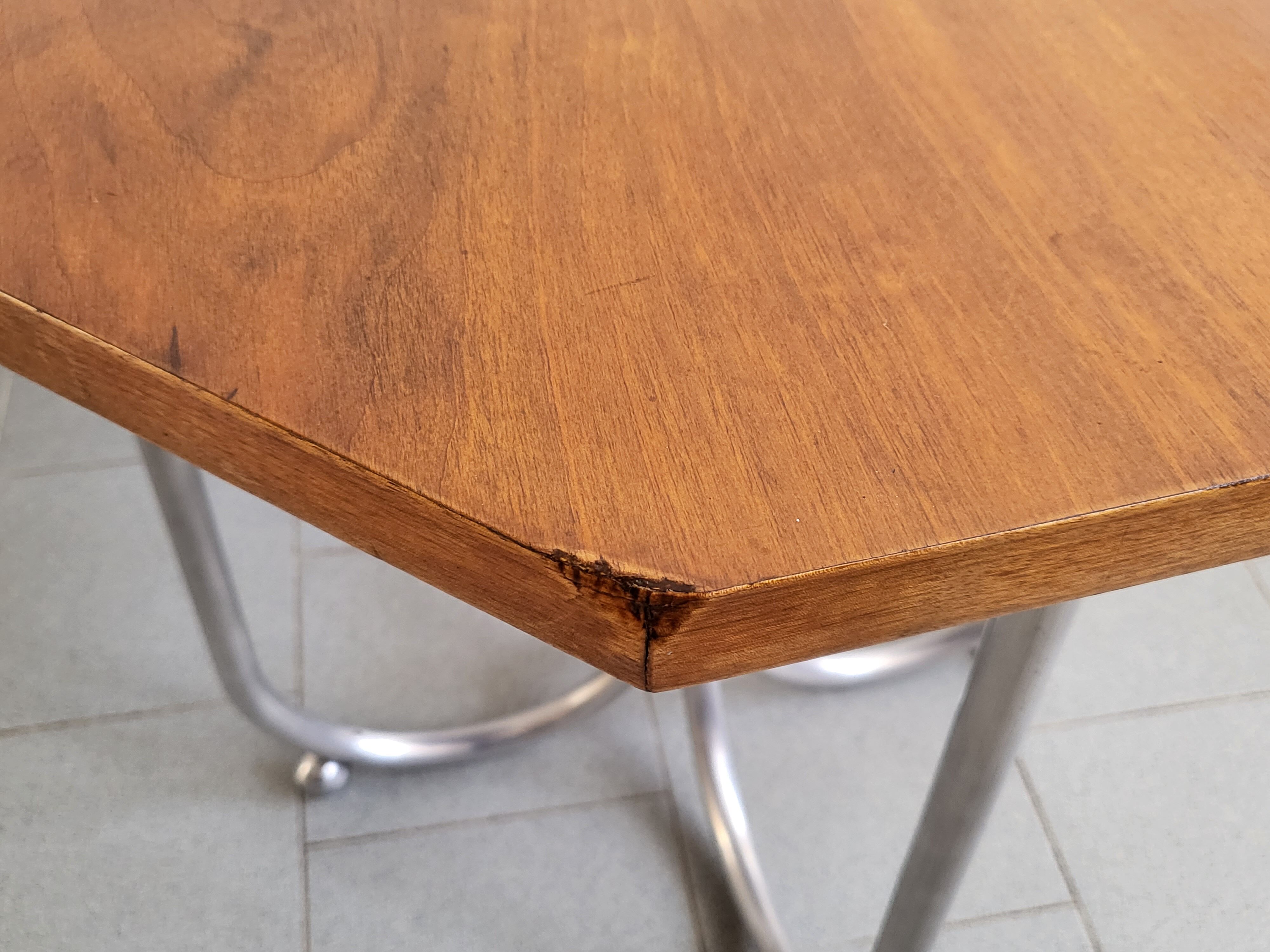 Vintage art deco pedestal table 1930