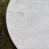 Red coffee table alabaster side table