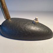 Lampe de bureau en métal gris du milieu du siècle, années 1960, Allemagne
