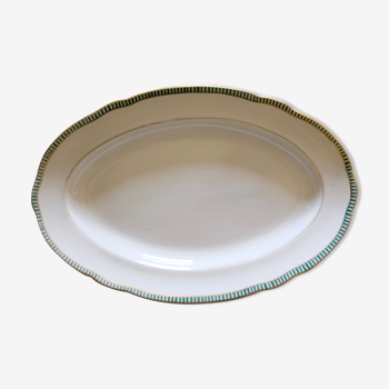 Plat en porcelaine collection  ‘’Juan’’ Sarreguemine Digoin 1950