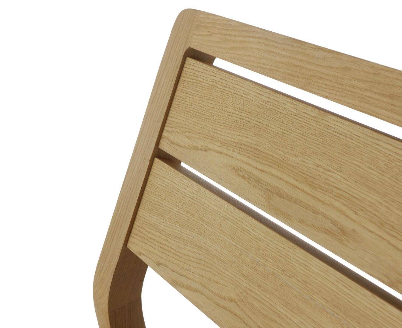 Bed Habitat Solid Oak 160x200 - Radius Collection - Designer Simon Pengelly