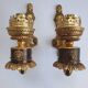Paire d'appliques murales en bronze style Empire anciennes