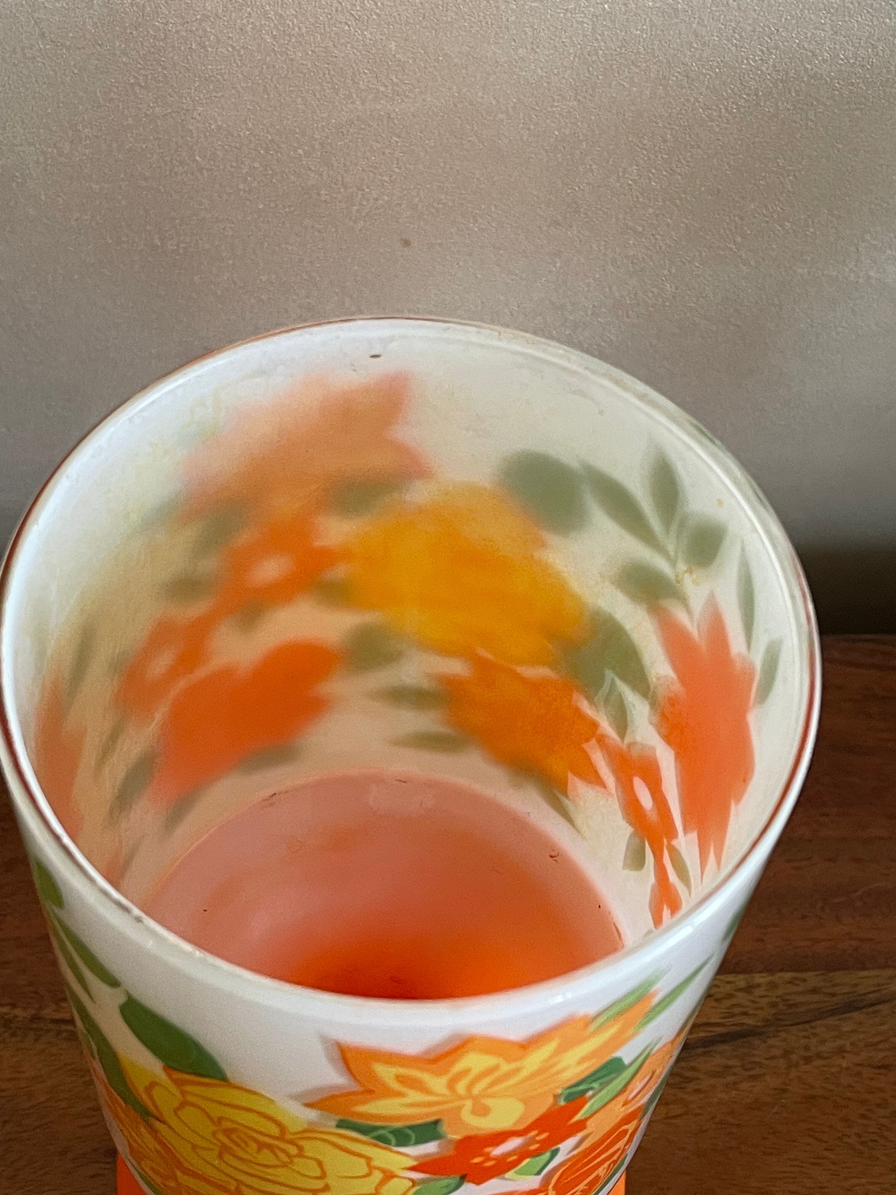 Flower glass lamp foot