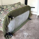 Floral cotton jacquard chaise longue