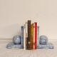 Blue marble bookend. Spain, 1970s.