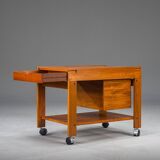 Mid-century modern Danish teak bar model 703 by Aksel Kjersgaard, 1960s