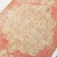 Tapis vintage oriental rouge et saumon