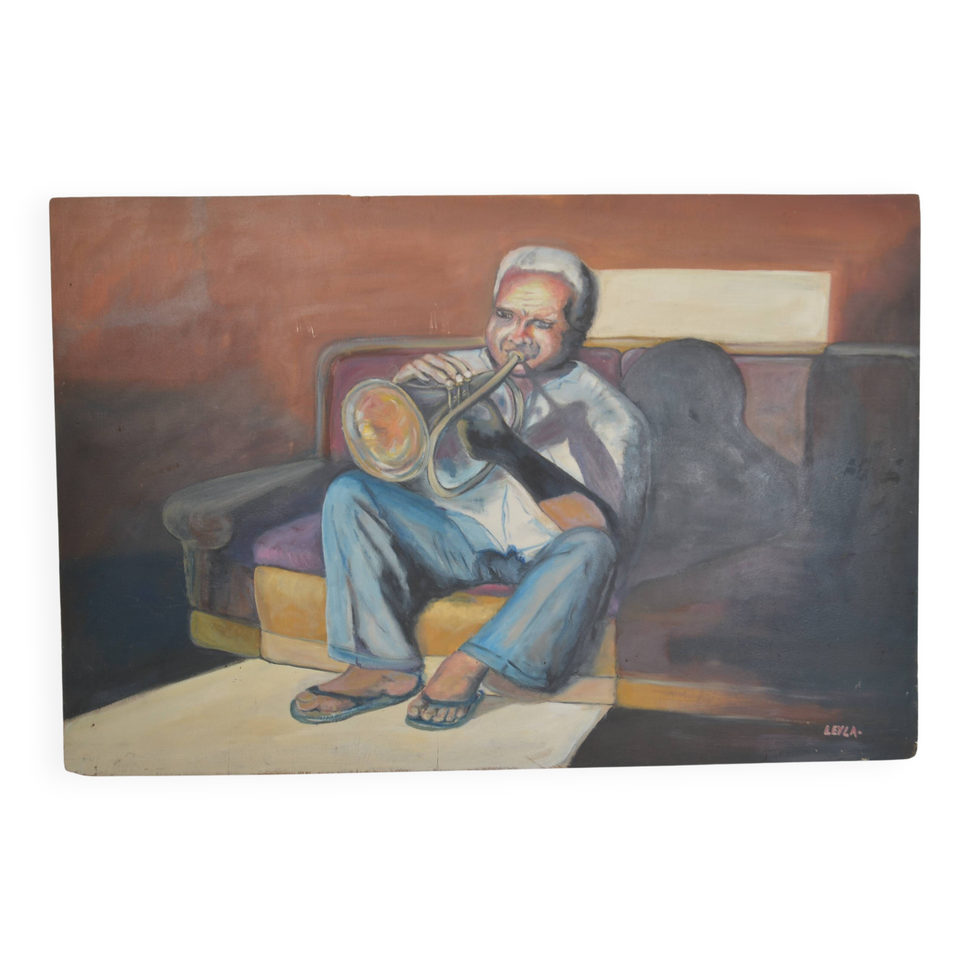 Tableau d'un trompettiste