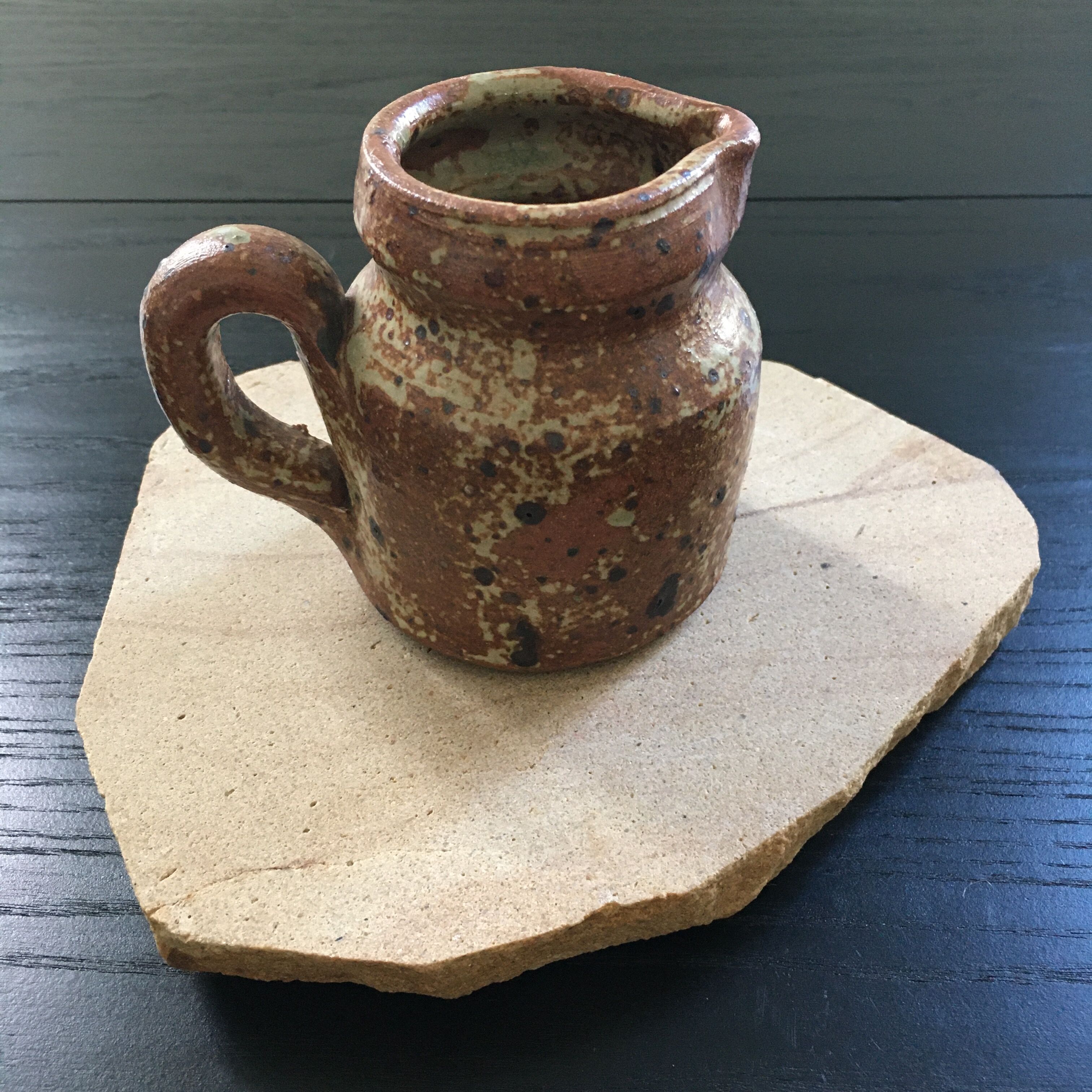 Pyrite sandstone pitcher