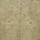 Hand-Knotted Anatolian Vintage 1970s 224 cm x 338 cm Beige Wool Carpet