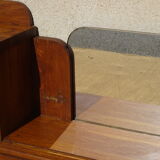 Cozy oak with sliding doors and mirror, art deco era