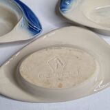 Set of 11 Vintage "Fish" Ceramic Bowls, Signed Charles Amand