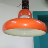 Orange suspension lamp