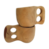 Natural and ecological wood cups