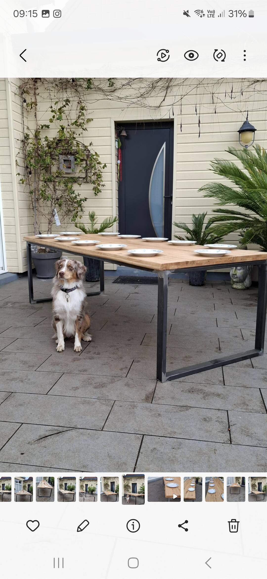 XXL industrial table