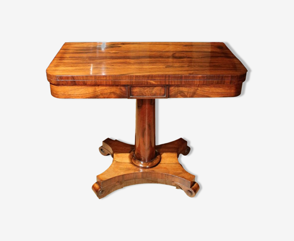 Table de jeu antique en palissandre