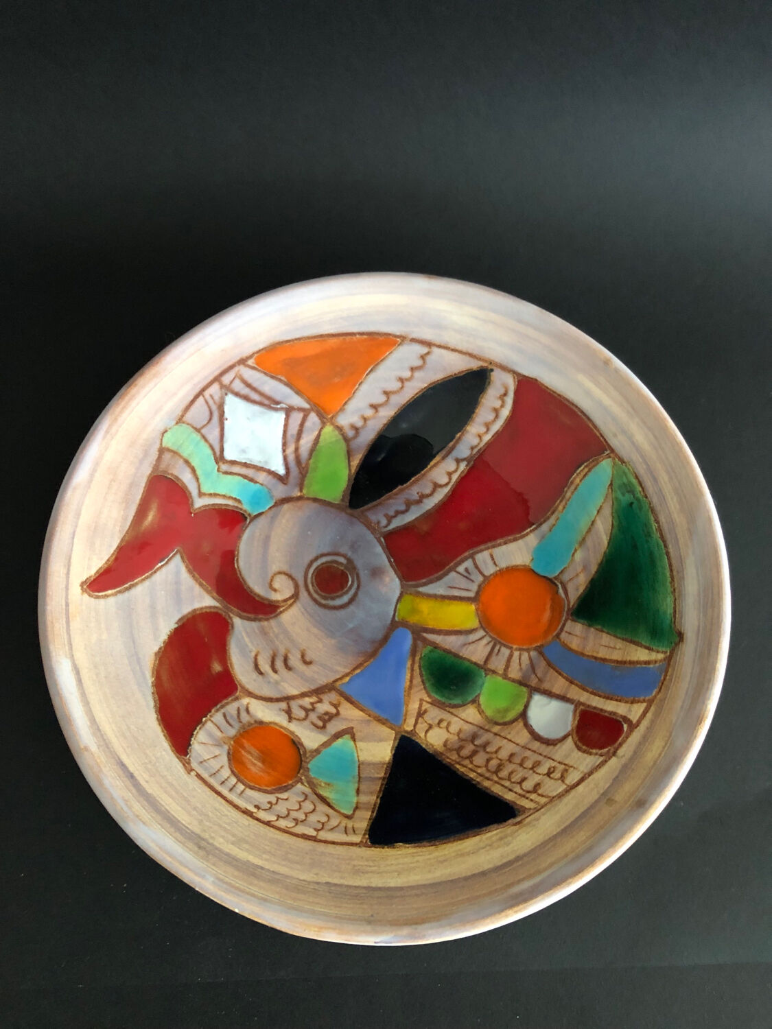 Vallauris decorative plate