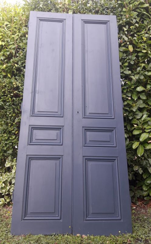 Paire de portes 222x97,5cm de placard