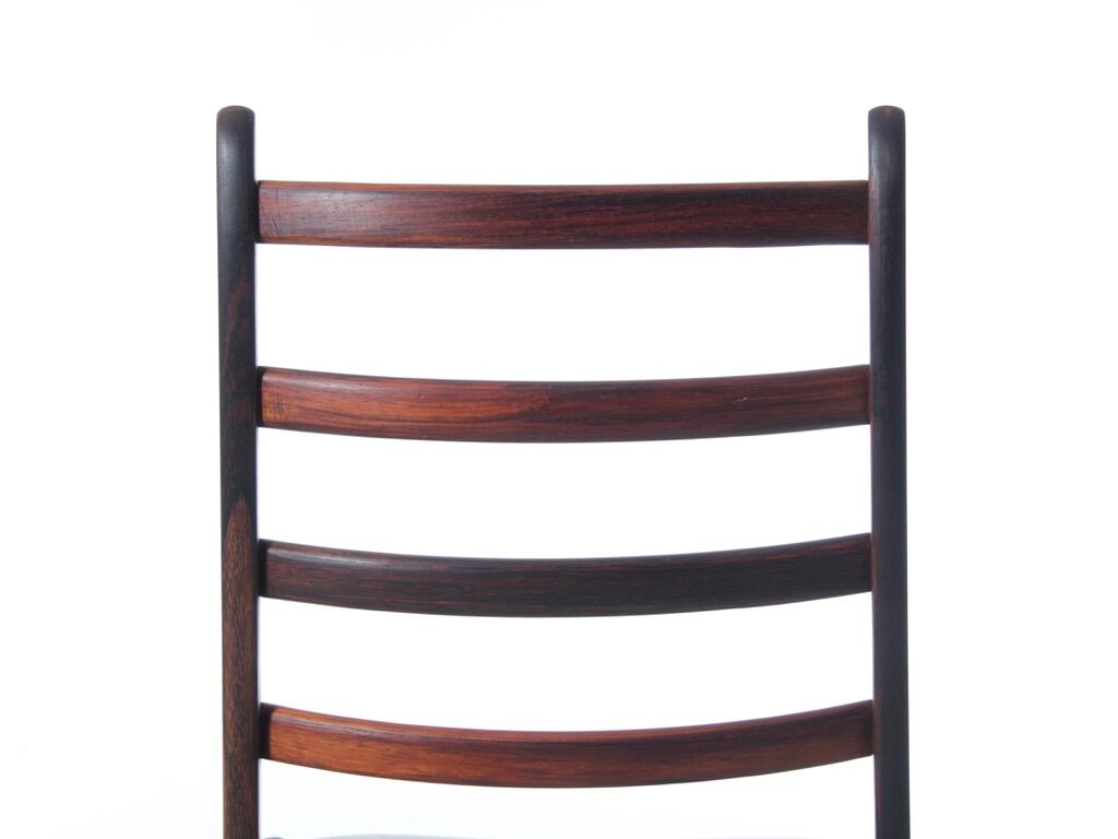 Suite of 4 Scandinavian rosewood chairs from Rio