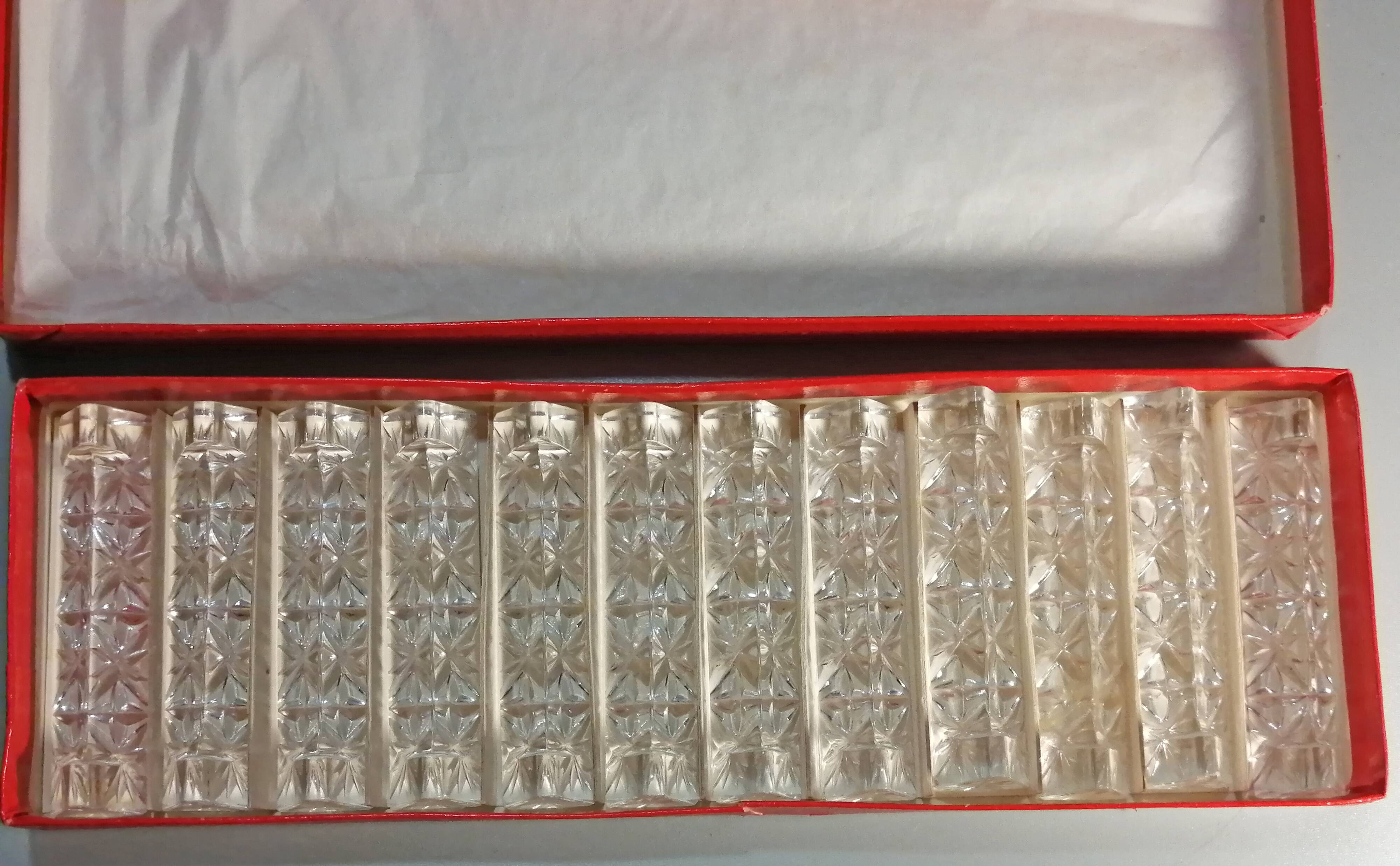 Set of 12 vintage knife holders